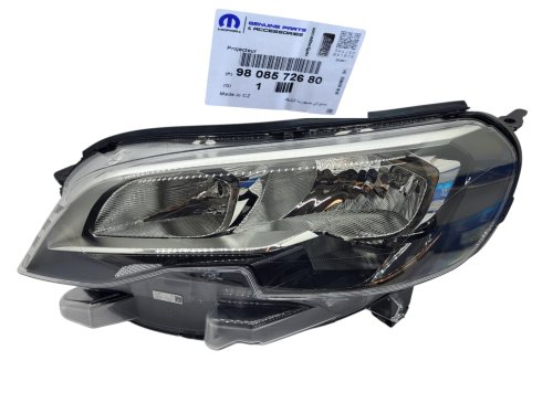 Reflector izquierdo 9808572680 Peugeot Expert IV Original Nuevo