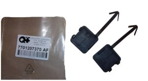 Tapones del parachoques trasero 7701207370 Renault Espace IV, izquierda y derecha, 2 unidades. Original, nuevo