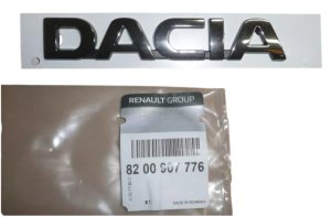 Emblema con inscripción «Tył» 8200907776 Dacia Original Nuevo