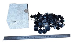 Juego de clips para parachoques 620101944Y Renault Clio V Original Nuevo