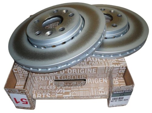 Disco de freno delantero completo original 8201464604 Kangoo 2