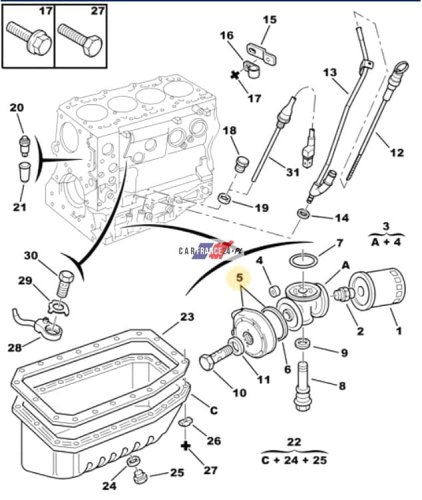 Radiador de aceite 98480768 Jumper, Boxer  2.8HDI Original