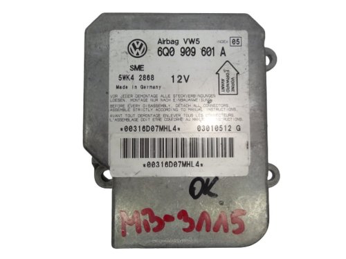 Módulo sensor AirBag Volkswagen 6Q0909601A