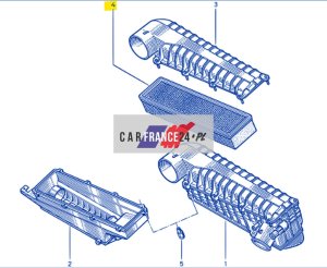 Filtro de aire original Renault Safrane 3.0 7700261097