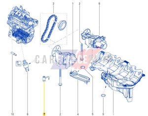Pulverizador Denka Tłoka 1.6 DCI  1212100QAB Nuevo OE Renault