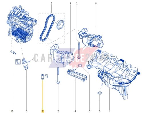 Pulverizador Denka Tłoka 1.6 DCI  1212100QAB Nuevo OE Renault