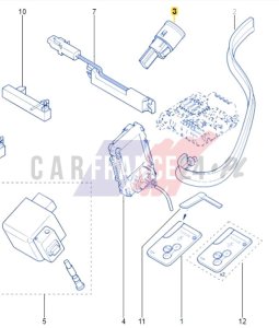 Interruptor Start/Stop 2515000QAD Nuevo OE Renault Laguna 3 Megane 2