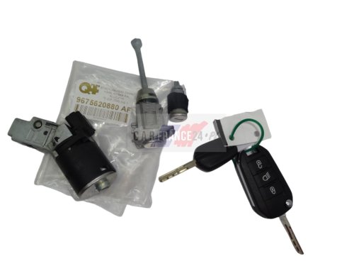 Interruptor de encendido Juego de cerraduras 9675620880 Nuevo OE Citroën Peugeot 208 308