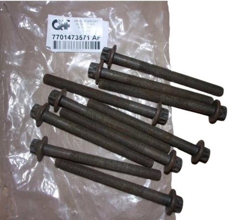 Tornillos de la tapa de la culata, juego  7701473571 Nuevo OE Renault Master 3
