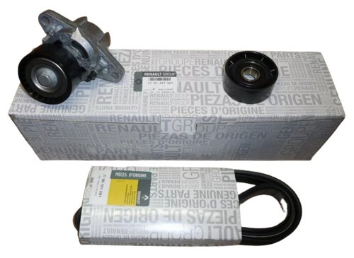 Juego de correas trapezoidales 1,4/1,6 7701477527 Nuevo original Renault Clio II