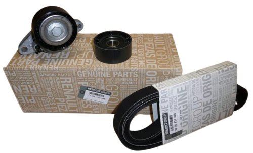 Juego de correas trapezoidales 1,6 16V 7701477528   Nuevo original Renault Thalia
