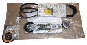 Juego de correas trapezoidales 1,9 DCI/DTI 7701477546 Nuevo Original Renault Megane