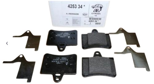 Pastillas de freno traseras 425334  Nuevas originales Citroën Peugeot C5