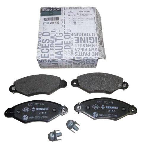Pastillas de freno 7701208142 1,2 Nuevo Original Renault Clio