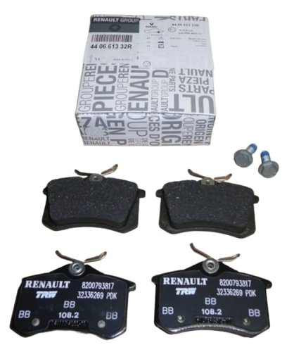 Pastillas de freno traseras 440661332R Nuevas originales Renault Clio III