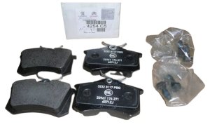 Pastillas de freno traseras 4254C5 Nuevas originales Citroën Peugeot 207
