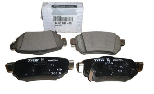 Pastillas de freno traseras 440606446R Nuevas originales Renault Koleos II