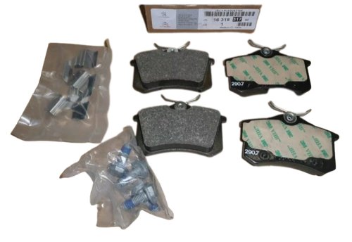 Pastillas de freno traseras 1631831780 Nuevas originales Citroën Peugeot C3