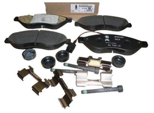 Pastillas de freno delanteras 1647864080 Nuevas originales Citroën Peugeot Jumper