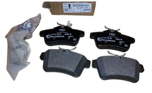 Pastillas de freno traseras 1647873880 Nuevas originales Citroën Peugeot C4 II