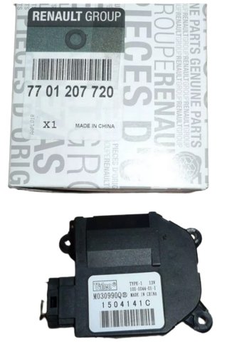 Motorreductor de las compuertas de ventilación 1,5 DCI 7701207720  Nuevo OE Renault Megane II