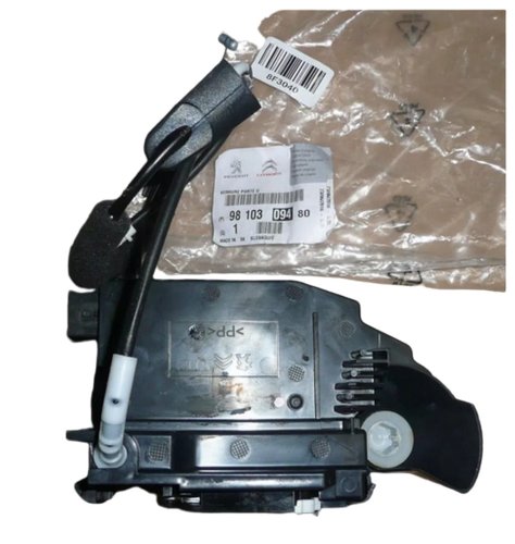 Cerradura de puerta delantera izquierda 9810309480 Nueva OE Citroën Peugeot 308 II