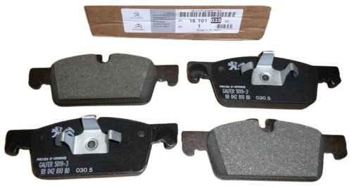 Pastillas de freno delanteras 1610103580 Peugeot 508 Original