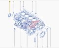 Pierścień Uszczelki Wału Korbowego 135106067R Renault 0.9-1.2TCE 40X52mm Oryginał