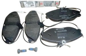 Pastillas de freno delanteras 425144 Citroën Xsara Peugeot 406 607 Original