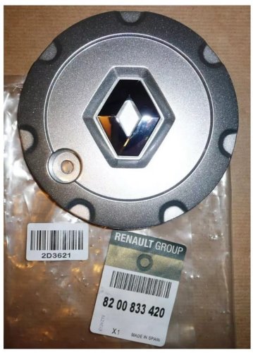 Tapón de llanta 8200833420 Renault Emblema Tapacubos Original