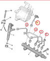 Przewody Paliwa 1,4 1,6 E-HDI Bosch PSA 1570Q1 1570Q2 1570Q3 1570P9 1570Q0