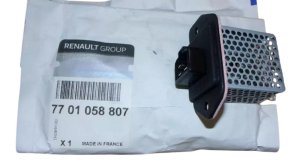 Resistencia del ventilador 7701058807 Renault Trafic II, III Original