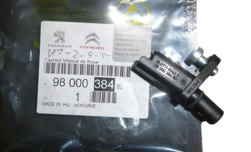 Sensor ABS delantero 9800038480 Citroën Peugeot Original