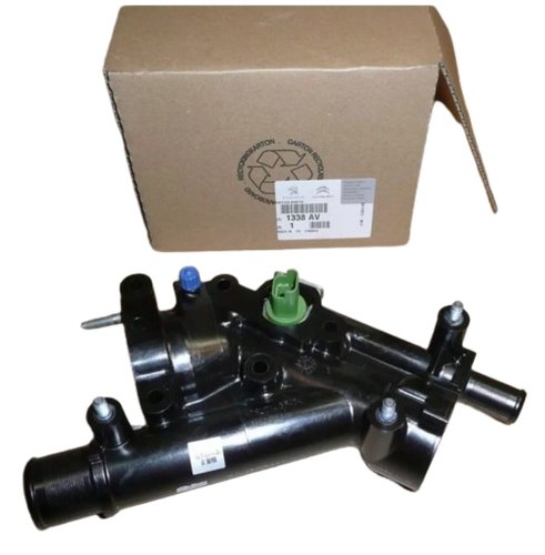 Carcasa del termostato 1338AV Citroën C4 Peugeot 308 2.0 16V Original