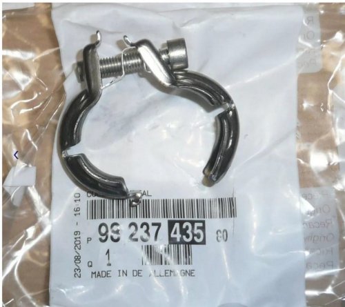 Abrazadera del tubo de escape 9823743580 Citroën Peugeot Original