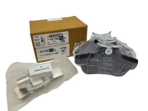 Pastillas de freno traseras 1673601480 Citroën Jumpy Peugeot Expert Original