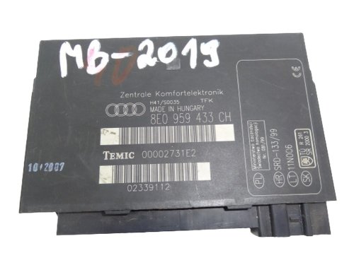 Controlador de confort 8E0959433CH Audi A4
