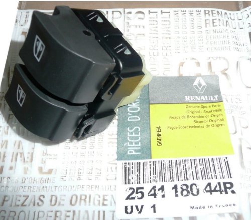 Botón de apertura/cierre de la ventanilla 254118044R Renault Clio IV Original
