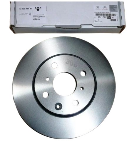 Disco de freno delantero 1613819880 Citroën C1 Peugeot 107 Original
