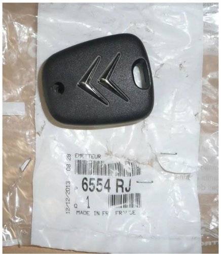 Llave 6554RJ 6554.RJ Citroën C1, C2 C3, C3 II, III Original