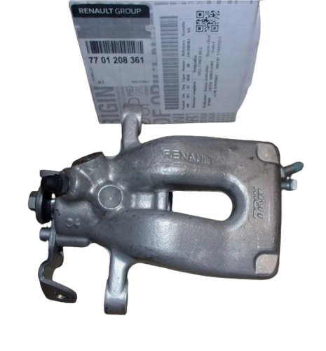 Pinza de freno trasera izquierda original 7701208361 Renault Clio III