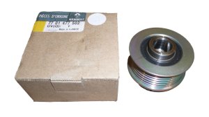 Rueda del alternador 7701477502 Renault 61 MM Original