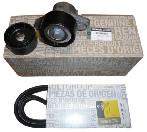 Juego de correas trapezoidales 7701477517 Renault Dacia Original