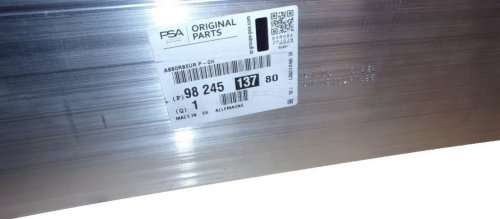 Refuerzo frontal 9824513780 Peugeot 3008 II 5008 II Original