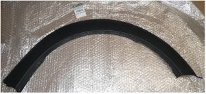 Moldura del paso de rueda delantero derecho 638747990R Dacia Logan II Original