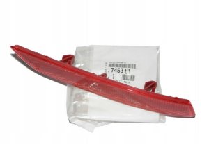Reflector del parachoques derecho 745381 7453.81 Peugeot 508 Original