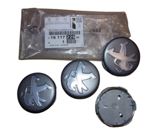 Tapacubos de aleación Juego 1611722580 Peugeot Original