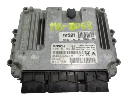 Controlador Ecu 0281011863 9653958980 9661377280