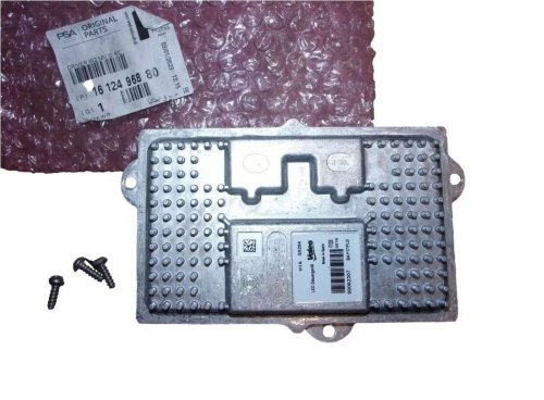 Módulo del reflector izquierdo 1612496880 Peugeot 508 Original