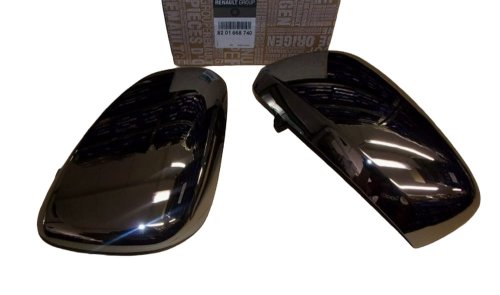 Carcasa del espejo completo 8201668740 Cromo Renault Original